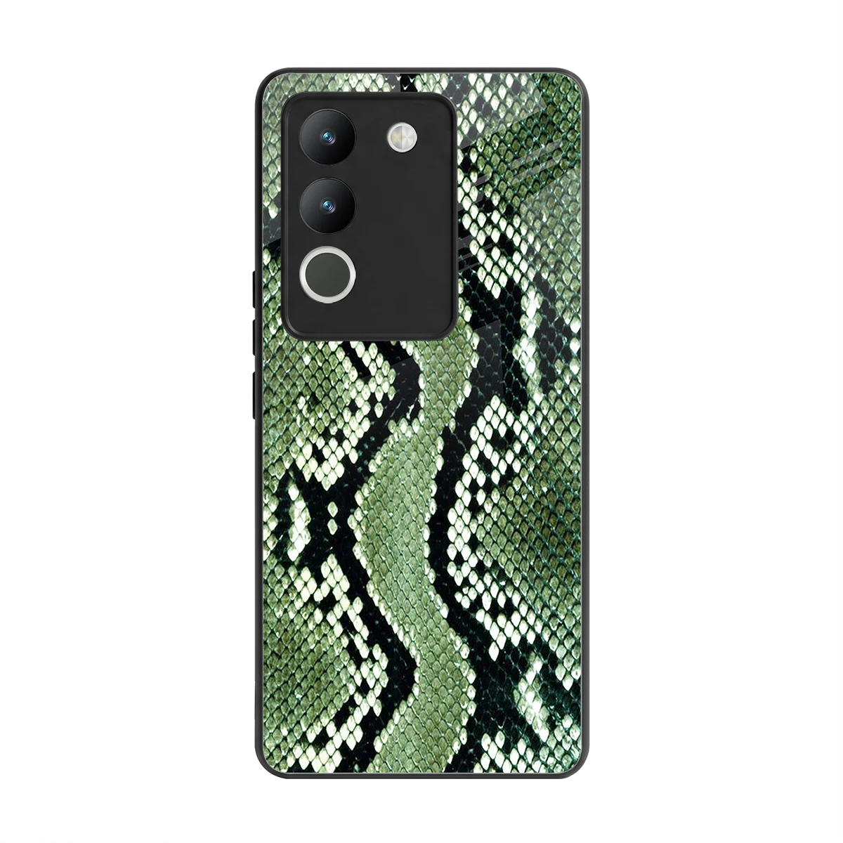 Venom Green back phone cover | glass case for vivo y200 5g