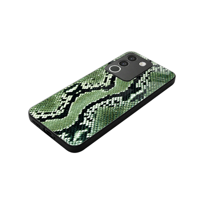 Venom Green stylish phone case for vivo y200 5g | glossy glass and slim fit