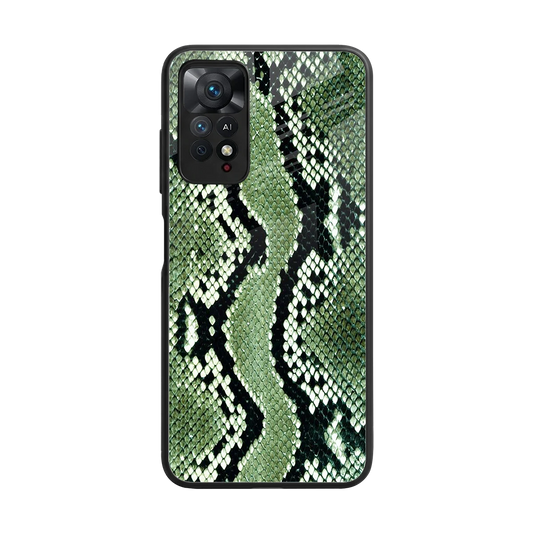 Venom Green back phone cover | glass case for redmi note 11 pro