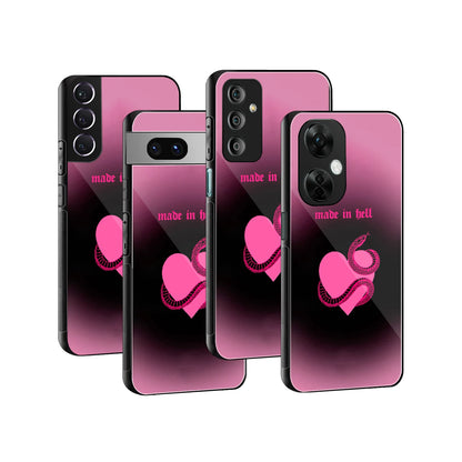 Stylish Glass Back Case for All Smartphones iPhone, Samsung, OnePlus, Pixel, Redmi, Oppo, Vivo, Motorola