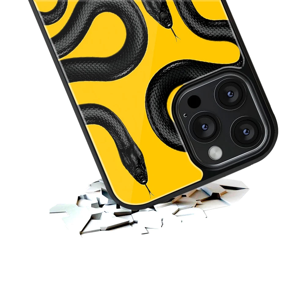 Durable Glass Back Mobile Case for iPhone, Samsung, OnePlus, Google Pixel, Redmi, Vivo, Oppo