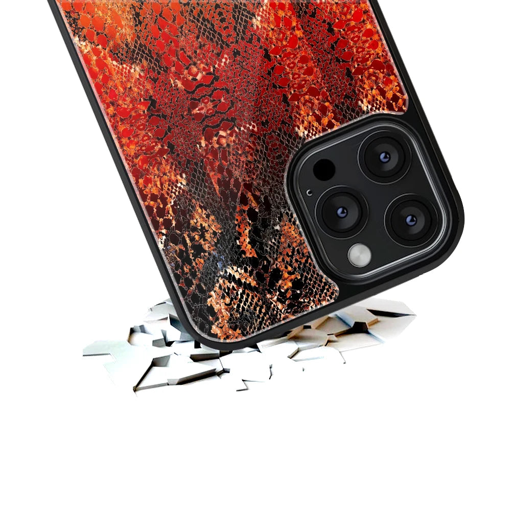 Durable Glass Back Mobile Case for iPhone, Samsung, OnePlus, Google Pixel, Redmi, Vivo, Oppo