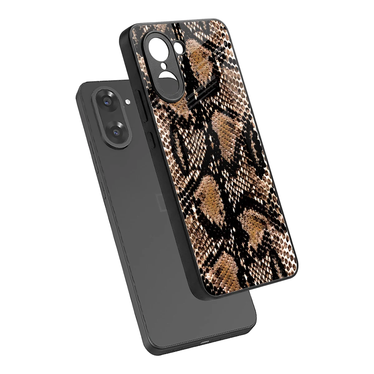 Venomous Luxe sleek oneplus nord ce5 5g cover with tempered glass back and TPU edges