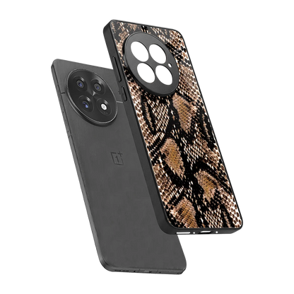 Venomous Luxe sleek oneplus 13 cover with tempered glass back and TPU edges