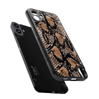 Venomous Luxe sleek cmf nothing phone 1 cover with tempered glass back and TPU edges