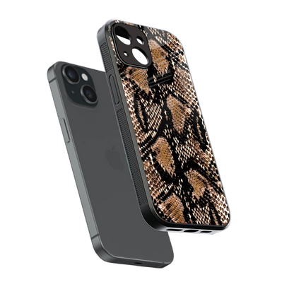 Venomous Luxe sleek iphone 13 cover with tempered glass back and TPU edges