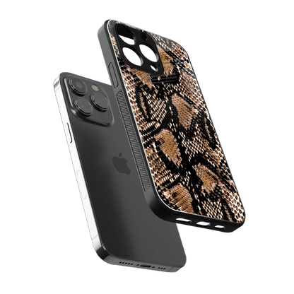 Venomous Luxe sleek iphone 16 pro cover with tempered glass back and TPU edges