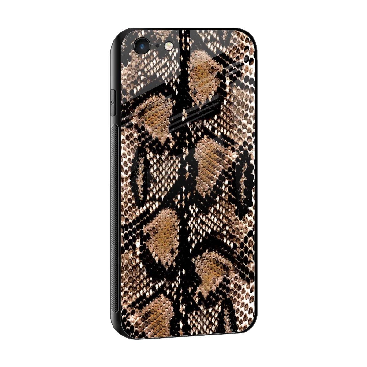 Venomous Luxe sleek iphone 6s plus cover with tempered glass back and TPU edges