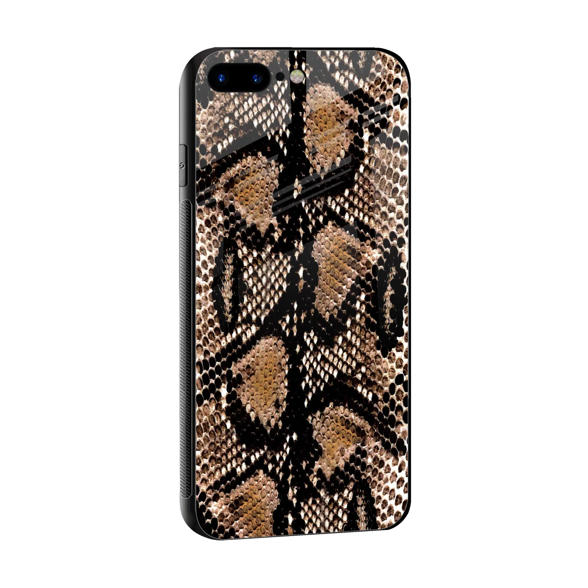 Venomous Luxe sleek iphone 8 plus cover with tempered glass back and TPU edges