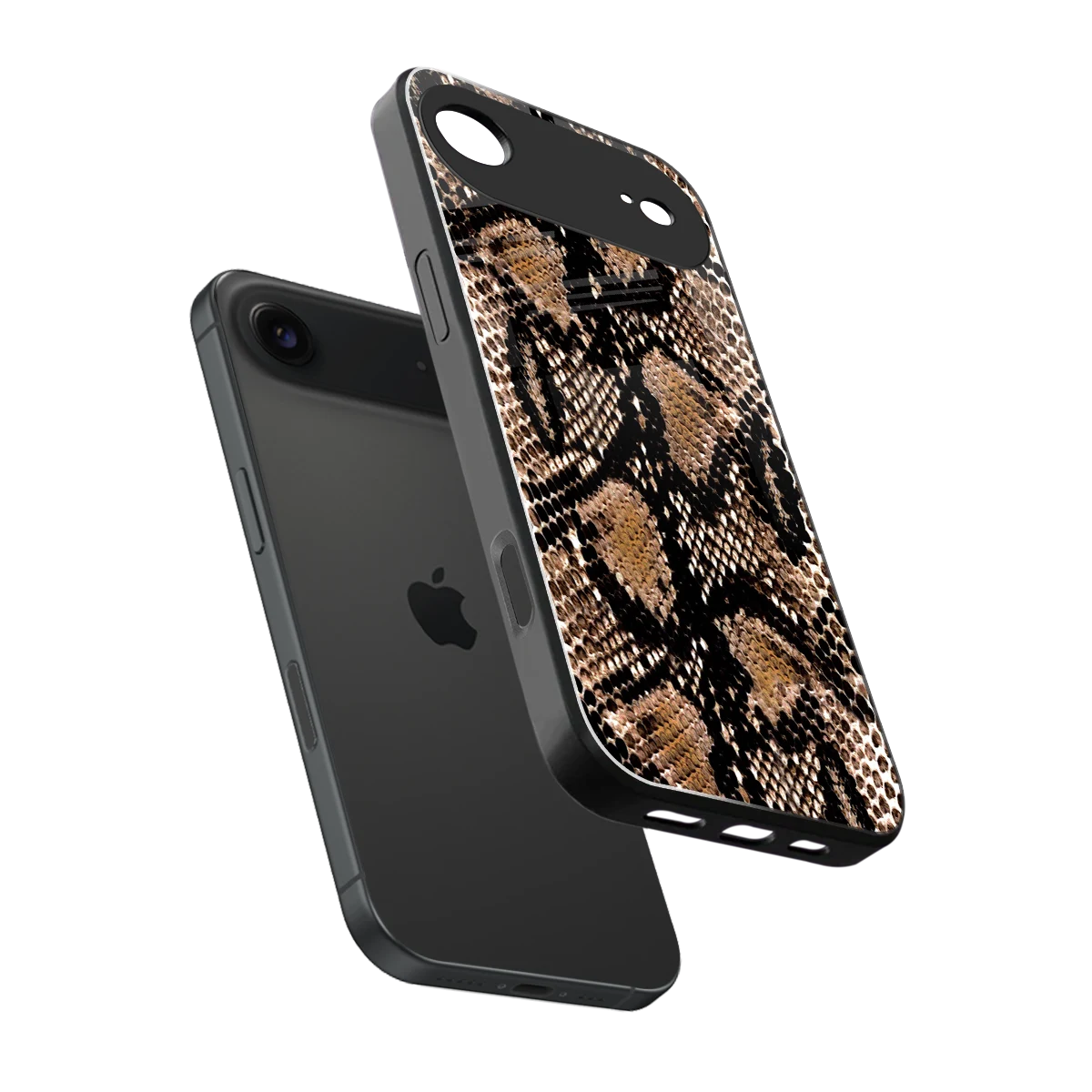 Venomous Luxe sleek iphone air cover with tempered glass back and TPU edges