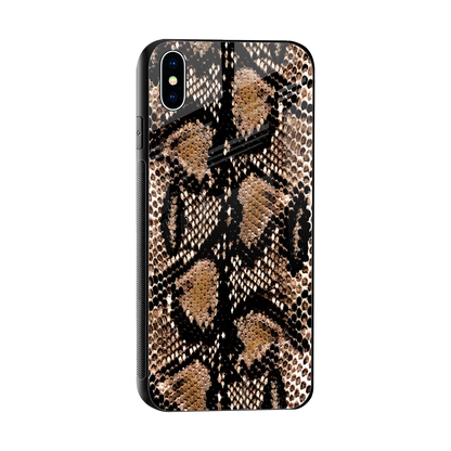 Venomous Luxe sleek iphone xs max cover with tempered glass back and TPU edges