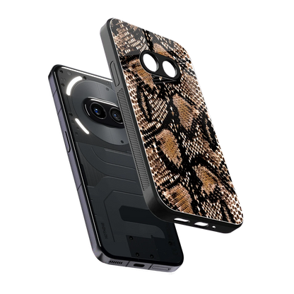 Venomous Luxe sleek nothing phone 2a cover with tempered glass back and TPU edges