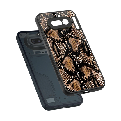 Venomous Luxe sleek nothing phone 4a cover with tempered glass back and TPU edges