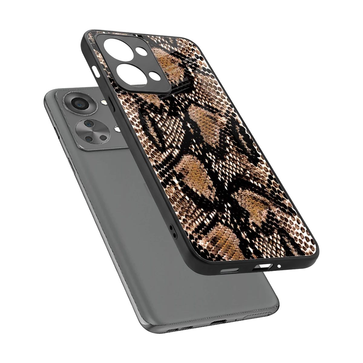 Venomous Luxe sleek oneplus nord 2t cover with tempered glass back and TPU edges
