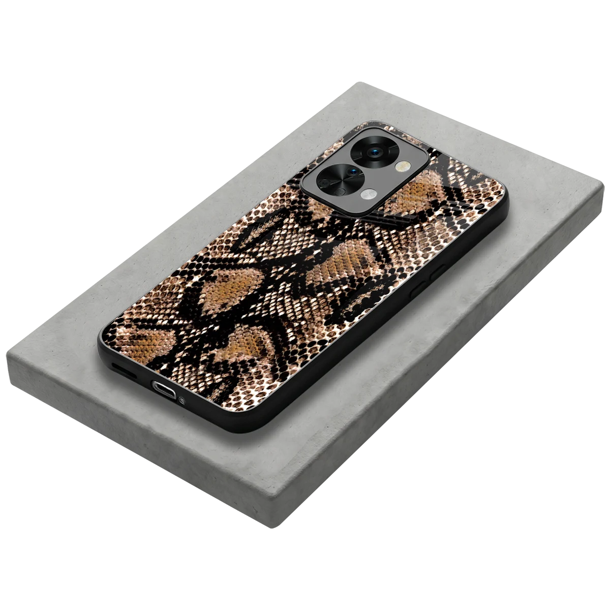 Venomous Luxe stylish phone case for oneplus nord 2t | glossy glass and slim fit