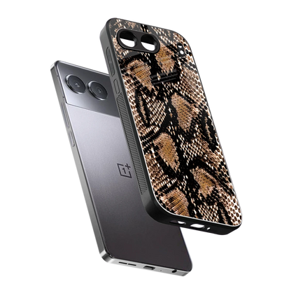 Venomous Luxe sleek oneplus nord 4 cover with tempered glass back and TPU edges