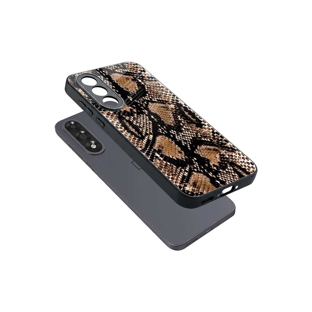 Venomous Luxe sleek oneplus nord 5 cover with tempered glass back and TPU edges