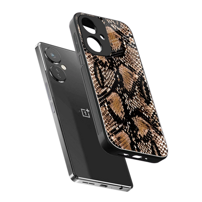 Venomous Luxe sleek oneplus nord ce 3 cover with tempered glass back and TPU edges