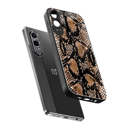 Venomous Luxe sleek oneplus nord ce 4 lite cover with tempered glass back and TPU edges