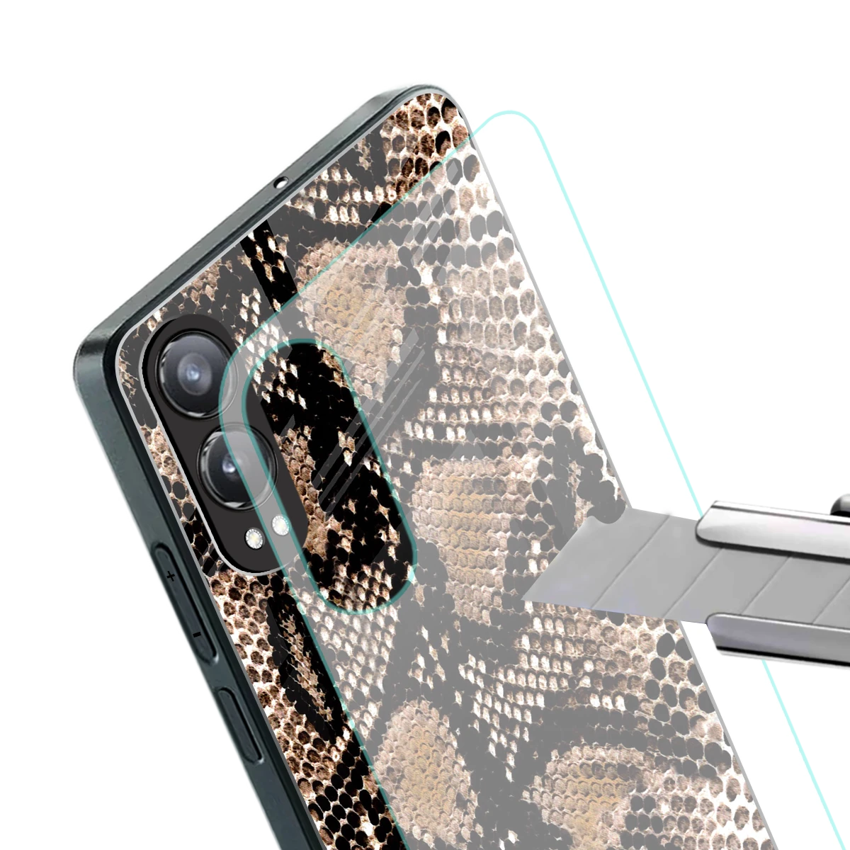 Venomous Luxe stylish phone case for oneplus nord ce 4 lite | glossy glass and slim fit