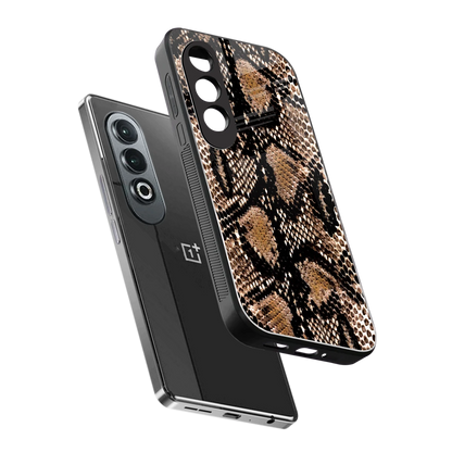 Venomous Luxe sleek oneplus nord ce 4 cover with tempered glass back and TPU edges