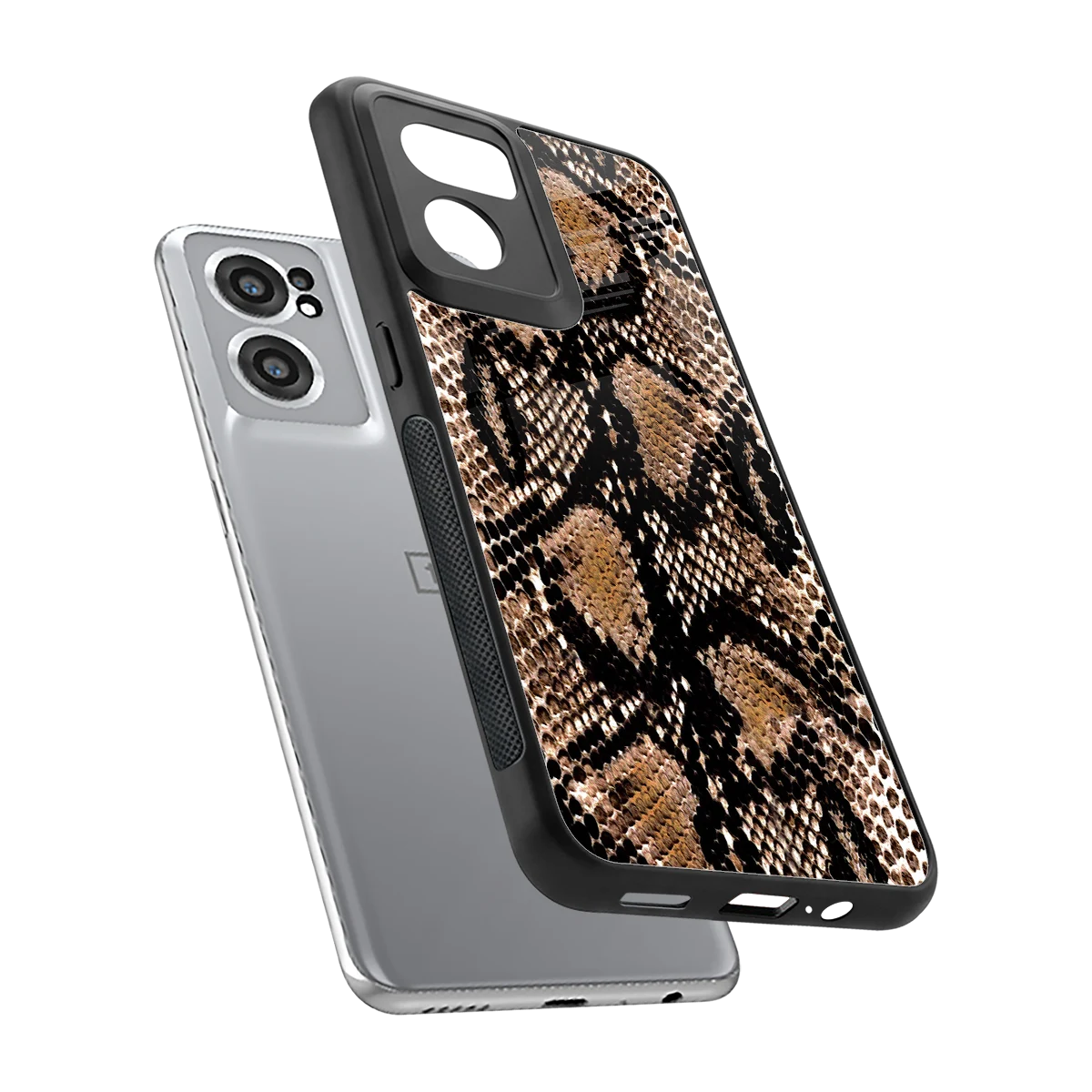 Venomous Luxe sleek oneplus nord ce 2 cover with tempered glass back and TPU edges