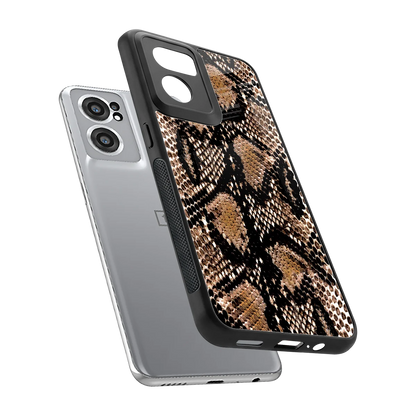 Venomous Luxe sleek oneplus nord ce 2 cover with tempered glass back and TPU edges