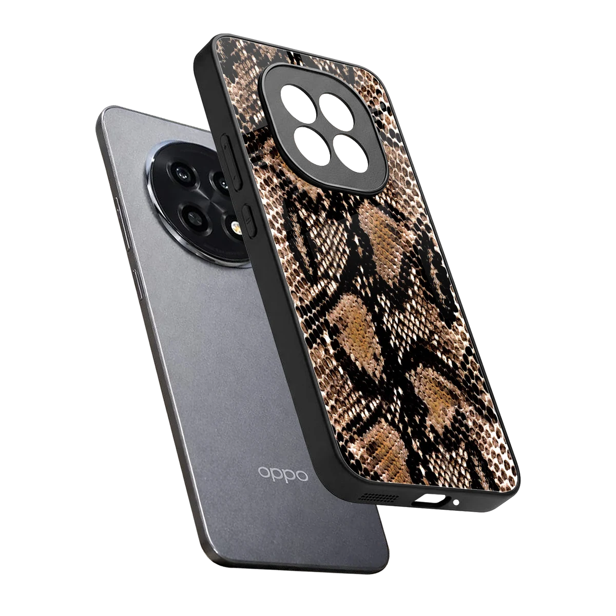 Venomous Luxe sleek oppo f29 pro 5g cover with tempered glass back and TPU edges