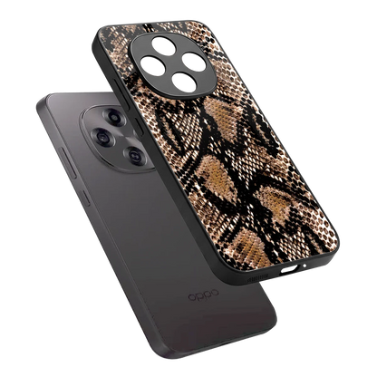 Venomous Luxe sleek oppo f31 pro 5g cover with tempered glass back and TPU edges