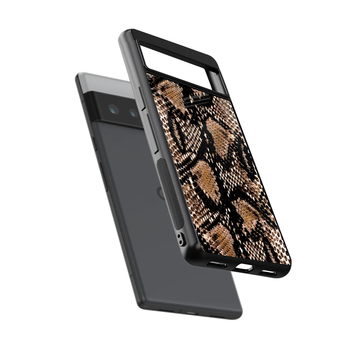 Venomous Luxe sleek google pixel 6 pro cover with tempered glass back and TPU edges