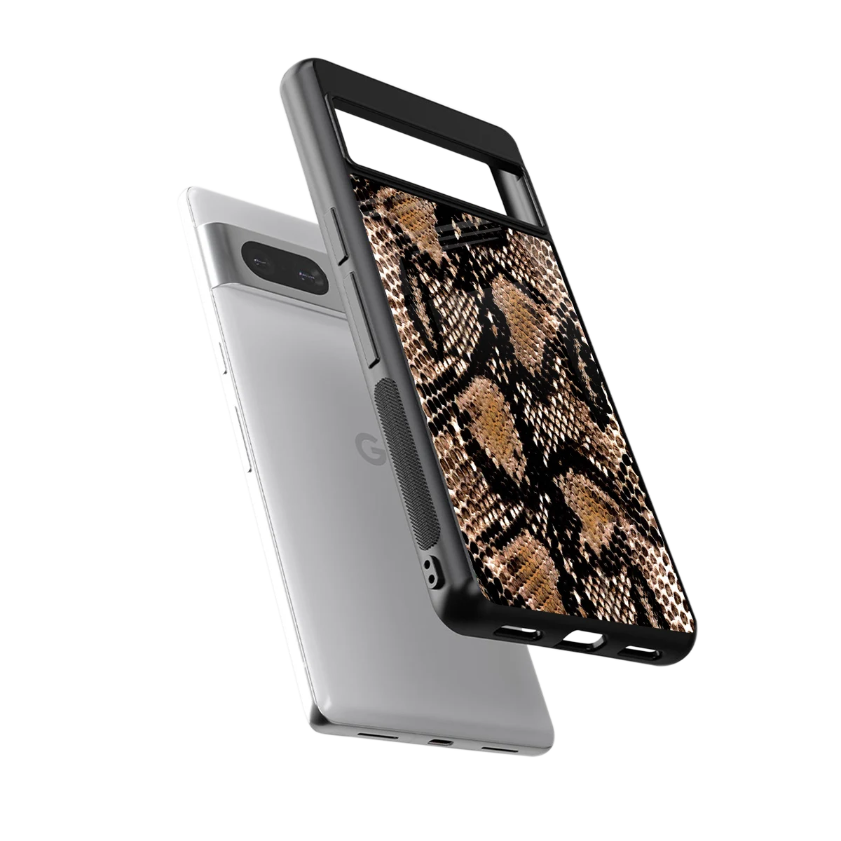 Venomous Luxe sleek google pixel 7 cover with tempered glass back and TPU edges