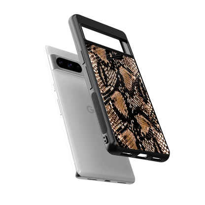 Venomous Luxe sleek google pixel 8 pro cover with tempered glass back and TPU edges