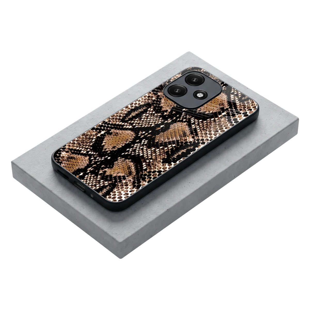 Venomous Luxe stylish phone case for redmi 12 5g | glossy glass and slim fit
