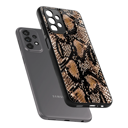 Venomous Luxe sleek samsung galaxy a23 cover with tempered glass back and TPU edges