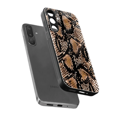 Venomous Luxe sleek samsung galaxy m56 5g cover with tempered glass back and TPU edges