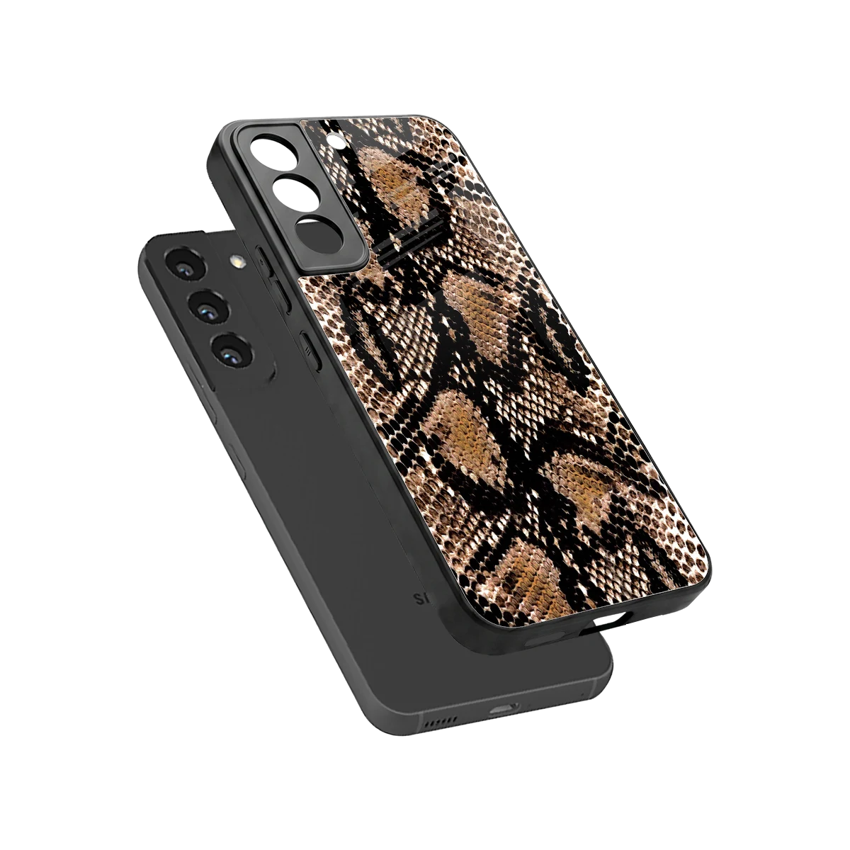 Venomous Luxe sleek samsung galaxy s22 cover with tempered glass back and TPU edges
