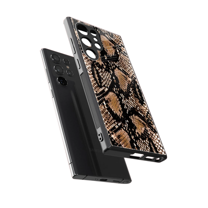 Venomous Luxe sleek samsung galaxy s23 ultra cover with tempered glass back and TPU edges