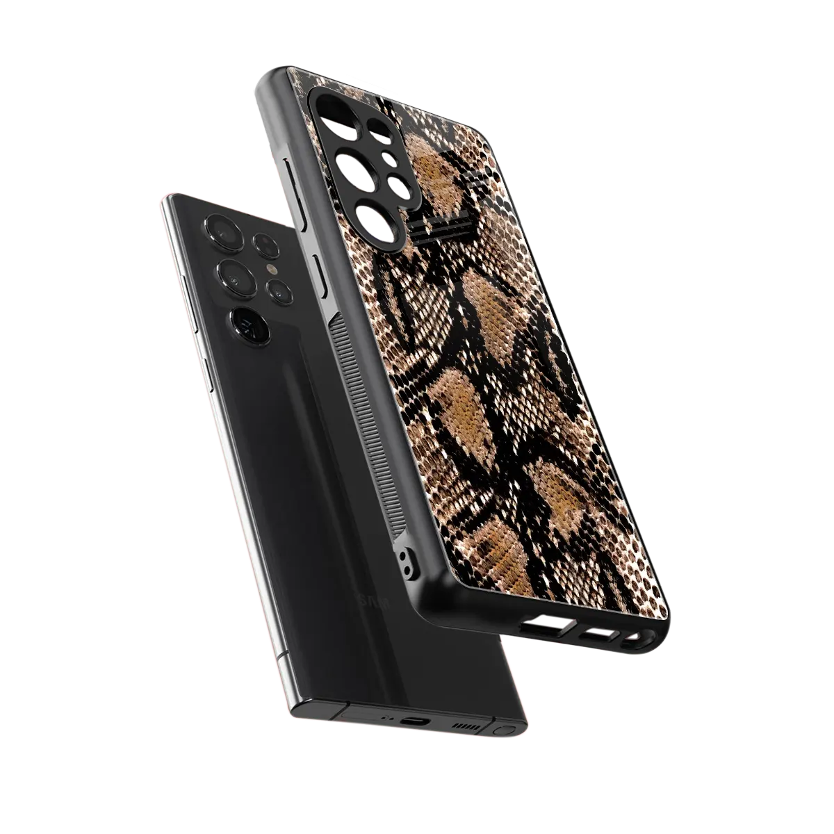 Venomous Luxe sleek samsung galaxy s25 ultra cover with tempered glass back and TPU edges