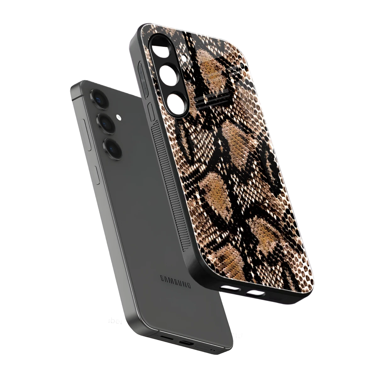 Venomous Luxe sleek samsung galaxy s24 cover with tempered glass back and TPU edges