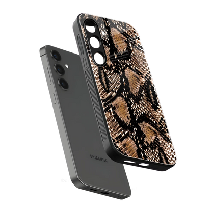 Venomous Luxe sleek samsung galaxy s24 cover with tempered glass back and TPU edges