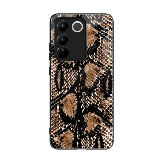 Venomous Luxe back phone cover | glass case for vivo v27 5g