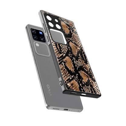 Venomous Luxe sleekvivo v30 pro cover with tempered glass back and TPU edges