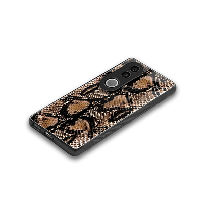Venomous Luxe stylish phone case for vivo v50 | glossy glass and slim fit