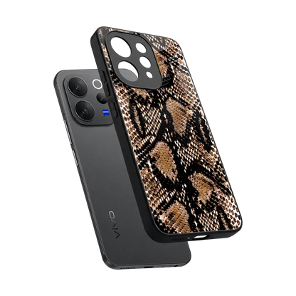 Venomous Luxe sleek vivo v70 elite cover with tempered glass back and TPU edges