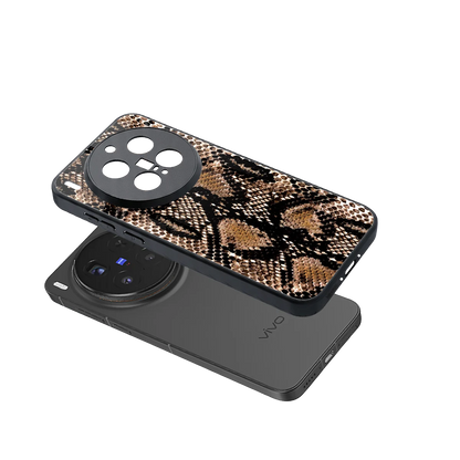 Venomous Luxe sleek vivo x300 pro cover with tempered glass back and TPU edges