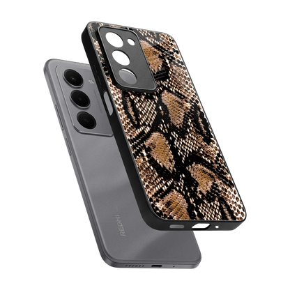 Venomous Luxe sleek redmi 15 5g cover with tempered glass back and TPU edges