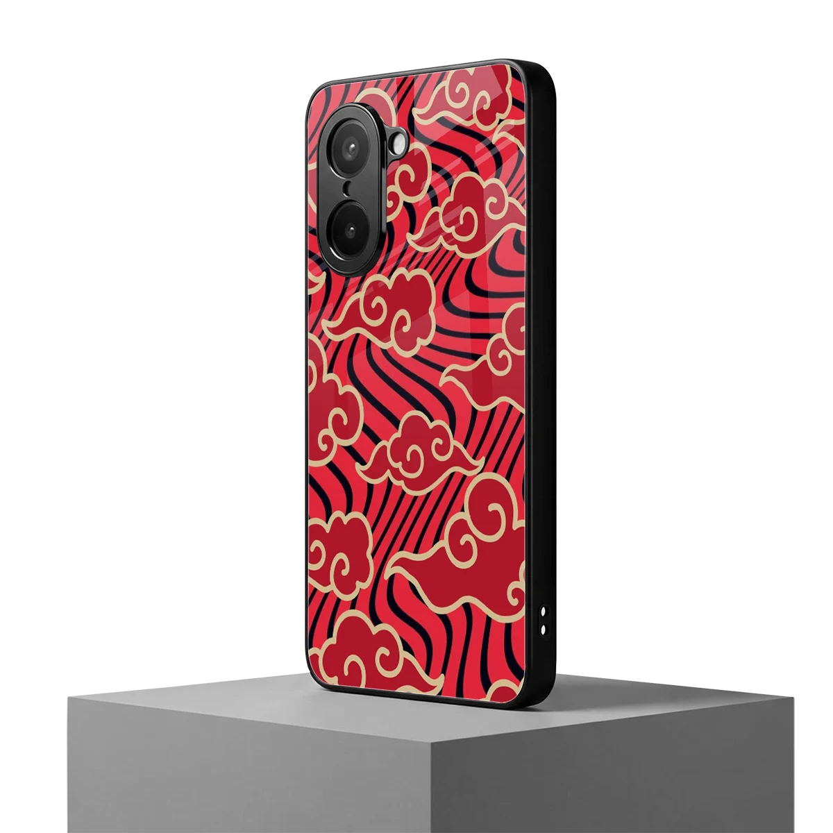 Vermilion Anime oneplus nord ce5 5g mobile cover | shockproof glass phone case