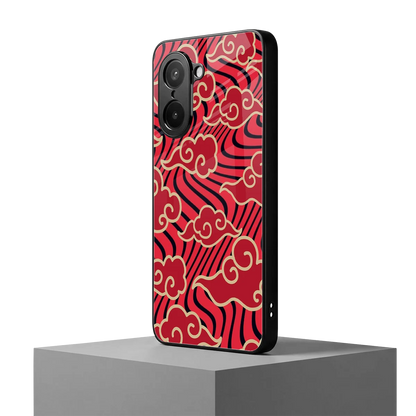 Vermilion Anime oneplus nord ce5 5g mobile cover | shockproof glass phone case