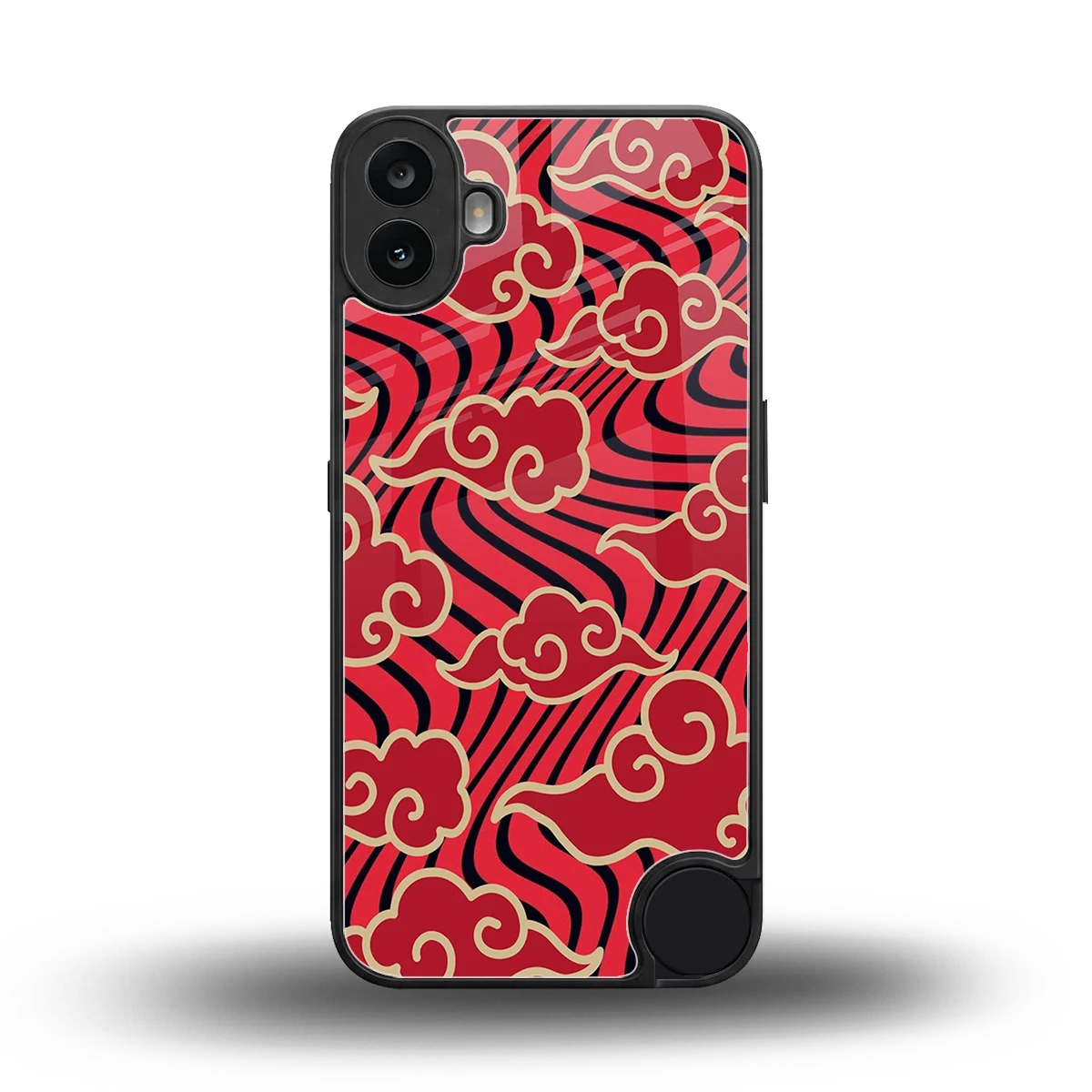 Vermilion Anime back phone cover | glass case for cmf nothing phone 1