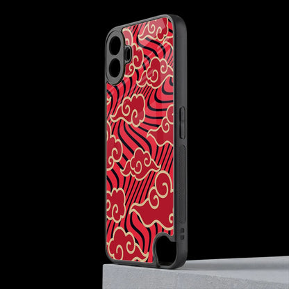 Vermilion Anime cmf nothing phone 1 mobile cover | shockproof glass phone case